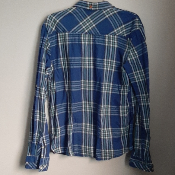 Blend Plaid Shirt - Large - Picture 4 of 5